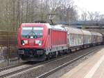 187 121 mit Güterzug in Dedensen=Gümmer, 01.04.20