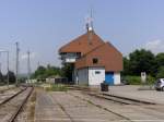 Das Stellwerk vom Bahnhof Denzlingen am 25.05.2009