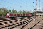 Nachschuss am 12.04.2017 auf 425 640-0  Ensdorf , bei der Ausfahrt als RB70 (Kaiserslautern Hbf - Merzig (Saar)) aus Dillingen.