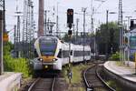 DORTMUND, 03.05.2018, ET 5.11 als RB50 fährt in den Zielbahnhof Dortmund Hbf ein; kurze Zeit später fährt dieser Zug als RB50 zurück nach Münster Hbf