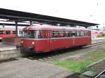 Schienenbus 796 802-7 , von Binolen - Dortmund Hbf., in DO Hbf.,Gleis 18,als Sonderzug der Eifel-Bahn-Verkehrsgesellschaft,  kurz vor der Rckfahrt (leer) zurck nach Binolen (Sauerland)  20.09.2007 