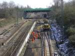 Osterbaustelle Dortmund Mengede Bahnhof ,Bahnverkehr nur S2  DO Hbf.