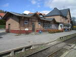 Bahnhof Drei Annen Hohne am 24.April 2023.