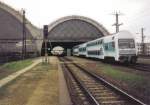 Einfahrt der S1 Meien-Triebischtal nach Schna in den Dresdener Hbf.