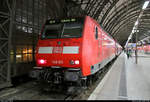 Wenige Stunden vor dem Fahrplanwechsel steht 146 011 von DB Regio Südost als RE 16526 (RE50)  Saxonia-Express  nach Leipzig Hbf in seinem Startbahnhof Dresden Hbf auf Gleis 1.