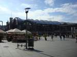 Dresden Hauptbahnhof , Blick von der Prager Strae,
Okt.2009