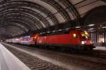 182 023-2 mit der S1 nach Schna in Dresden Hbf. Fotografiert am 11.12.2011. 