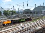 102 188, ein Wagen vierter Klasse, der Aussichtswagen der Windbergbahn (Schsische Semmeringbahn) und 89 6009 pendeln zwischen Bw Dresden-Altstadt und Dresden Hbf.; 20.08.06
