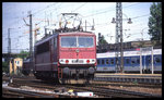 155168 rangiert am 18.5.1996 im nordöstlichen Teil des HBF Dresden.