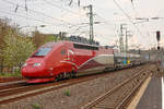 Thalys 4301  Disneyland  in Düsseldorf Hbf, am 08.04.2019.