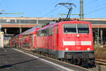 DB Regio/CBG 111 191 mit 111 194 im Sandwich auf dem Weg in den Abstellbahnhof Düsseldorf, 26.