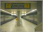 Aus dokumentarischen Grnden entstand am 01.03.2008 diese Aufnahme vom Bahnhof Dsseldorf Flughafen Terminal ohne S-Bahn, da dieser Bahnhof noch im Jahre 2008 aufgegeben werden soll.