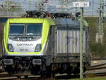 Captrain 187 011-2 stand am 07.04.19 in der Nähe des HPs Duisburg Bissingheim abgestellt.