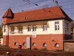 18.09.2003: Wrterstellwerk in Eberswalde Hbf, geht vsl.