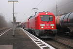 Am 26.11.2020 war 102 003 von Skoda mit dem neuen München-Nürnberg-Express auf Versuchsfahrten in Eichstätt Bahnhof.
