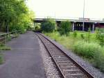 Der Haltepunkt Berliner Strae der ehemaligen Erfurter S-Bahn am 09.07.2007.