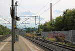 Der ehemalige Anschluss zur Güterverladestelle, am 12.09.2022 in Erfurt-Bischleben.