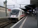 IC-Steuerwagen in Erfurt Hbf am 4.12.2007, der Zug von Berlin wird gleich in die Abstellanlagen gefahren.