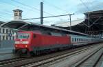 DB 120 110-2 mit dem IC 2252 von Leipzig Hbf nach Stuttgart Hbf in Erfurt Hbf; 19.10.2008