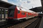 Hier eine RB59 (RB16372) von Erfurt Hbf. nach Sangerhausen, dieser Zug stand am 19.8.2014 in Erfurt Hbf. Schublok war 143 139.