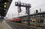 DB 232 209-7 mit dem RE 3626 aus Altenburg, in Erfurt Hbf; 24.01.2011