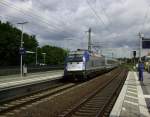 EC 43 mit PKP-Taurus bespant, bei der morgendlichen Durchfahrt, im Bahnhof Erkner am 23.06.2011.