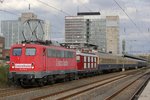 110 278-9 Centralbahn & Re4/4 10019 mit Centralbahnsonderzug in Essen Hbf, Oktober 2016.