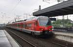 1428 501-9 und 1428 002-8 erreichen am 2.7.2017 als RE42 (RE11223)  Niers-Haard-Express  von Mönchengladbach Hauptbahnhof nach Nottuln-Appelhülsen den Essener Hauptbahnhof.