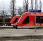 In Euskirchen fahren heute auf allen ankommenden Linien 620er welche fast alle zur ungefähr gleichen Zeit ankommen und auch kurz zeitig nacheinander abfahren.