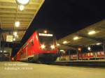 RE38219 Rathenow - Falkenberg/E. endet gerade Abends am Zielbahnhof. Falkenberg, 07.04.06