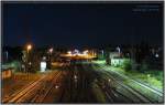 Blick auf den unteren Personenbahnhof in Falkenberg(Elster).