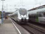 1441 705 der S-Bahn Mitteldeutschland beim Aufenthalt in Falkenberg/Elster am 18.09.2013 während Einweisungsfahrten vor der offiziellen Eröffnung im Dezember 2014.