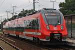 Hier 442 151-7 als RB49 (RB28746) von Falkenberg(Elster) nach Cottbus, dieser Triebzug stand am 12.7.2014 in Falkenberg(Elster).