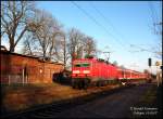 143 012 mit RB28150 Cottbus-Falkenberg/E.