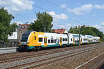 3462 021 der ODEG wartet am 02.07.26 in Falkensee auf die Abfahrt Richtung Wittenberge.