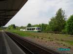 VT 39 der VGB abgestellt in Falkenstein (Vogt) und wartet auf seine nchste Fahrt nach Plauen (Vogt) ob Bf. 25.05.2010
