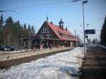 Bahnhof Feldberg-Brental, hchtsgelegner Bahnhof der DB  Strecke Titisee-Schluchtsee