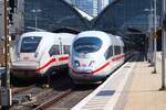 DB Fernverkehr ICE4 (412 xxx) und ICE3 (403 xxx) am 11.05.24 in Frankfurt am Main Hbf