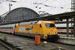 DB Fernverkehr 101 030-5 am 06.02.21 in Frankfurt am Main Hbf mit dem IC1291