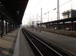Ausfahrtsblick von Gleis 3 des Hauptbahnhofes von Frankfurt (Main)!!! 29.01.08