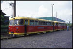 VT 9510111 KBEF als Sonderzug für den BDEF am 26.5.1995 am Bahnsteig in Frechen.