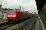 146 113-6 mit einem RE von Offenburg nach Basel Bad.