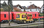 Zum Fuhrpark der DB Notfalltechnik in Fulda gehört auch dieses Gleisabreitsfahrzeug 741114, welches ich am 21.10.2021 vom Bahnsteig im HBF Fulda aus ablichten konnte.