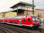 Görlitzer Dosto-Steuerwagen am RE50 in Fulda, 01.04.2025