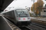 Nachschuss auf einen IC Steuerwagen bei der Ausfahrt aus Fulda am 14.10.13