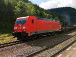 Am 28.06.25 fuhr ein Güterzug durch Geislingen an der Steige.