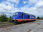 Raildox 76 110-0 TRAXX F 140 DE ( 9288 0076 110-0 B-RDX ) beim pausieren in Gera am 28.8.2020