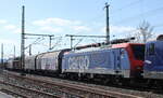 SBB Cargo Re 474 009 auf berfhrungsfahrt nach Dessau, am 05.04.2023 in Gerstungen.