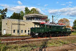 E94 088 der EZW stand bei den Märklintagen 2019 in Göppingen für Führerstandsmitfahrten zur Verfügung. Aufnahme vom 13. September.