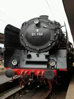 BR 01 150 bereit zur Abfahrt in Gppingen am 18.09.2011